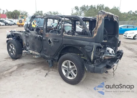 2020 Jeep Wrangler Unlimited Sahara 4X4 z USA, uszkodzony, nr VIN 1C4HJXEG8LW184085